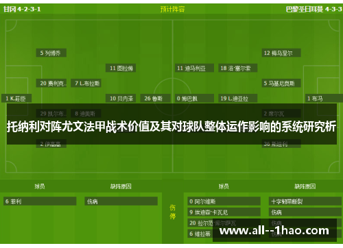 托纳利对阵尤文法甲战术价值及其对球队整体运作影响的系统研究析 托纳利对阵尤文法甲战术价值及其对球队整体运作影响的系统研究析